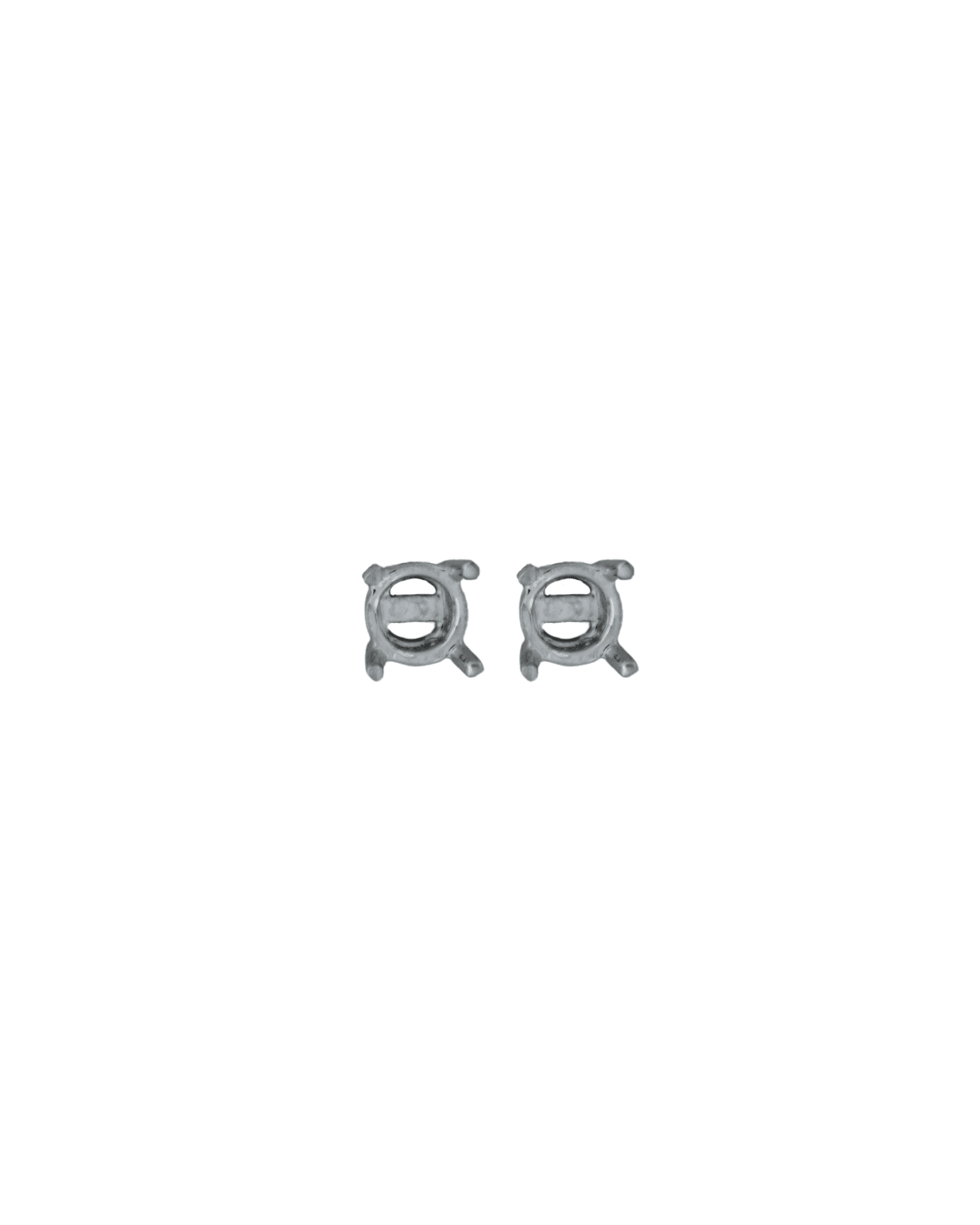 18CT W/G TRAD EAR MOUNT 10pt